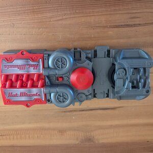 Mattel Hot Wheels Track Power Booster Car Launcher Gray Red 2018 GGF92 Working